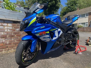 Carena Moto Suzuki GSXR 1000 2009-2016 - Blu Verde Bianco Fabbrica
