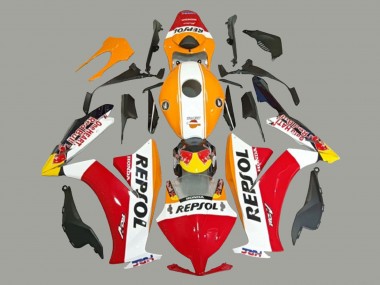 Carena Moto Honda CBR1000RR 2012-2016 - Bianco Arancia Rosso Giallo HRC Repsol Fabbrica
