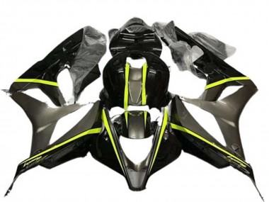 Carena Moto Honda CBR600RR 2007-2008 - Nero Lucido Alta Visibilità Giallo Fabbrica